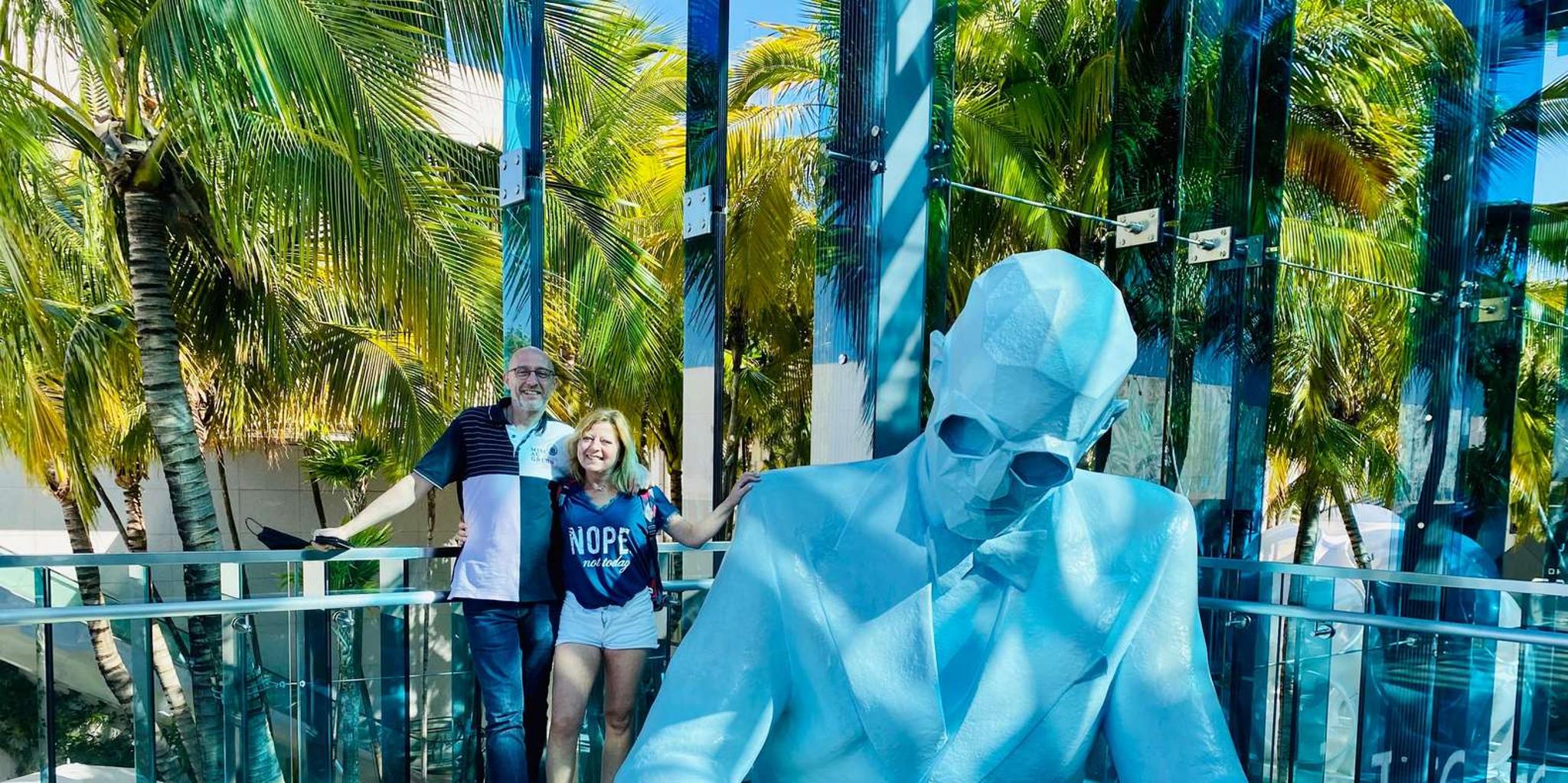 Miami Neighborhoods Walking Tour in French 3.5 hr