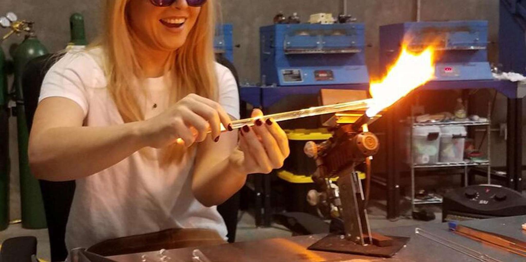 Las Vegas Glassblowing Class by Torch