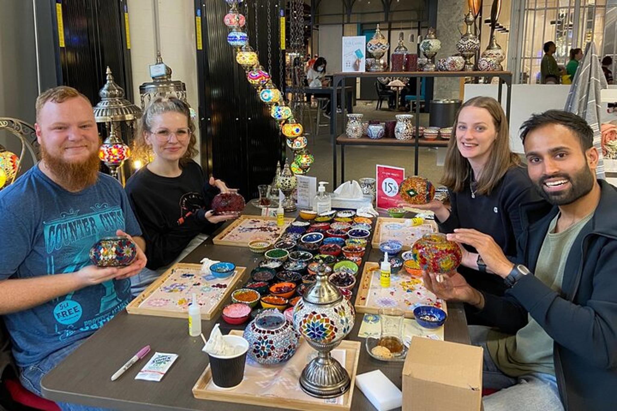 Orange County Mosaic Art Class: Turkish Lamp Workshop - Image 4