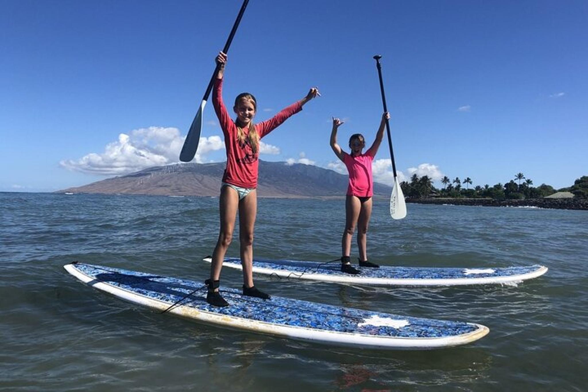 Kihei Stand Up Paddleboarding Class at Kalama Beach - Image 2
