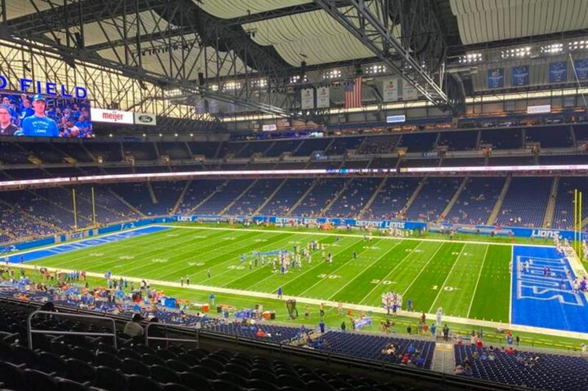 Detroit Lions Football Game Ticket