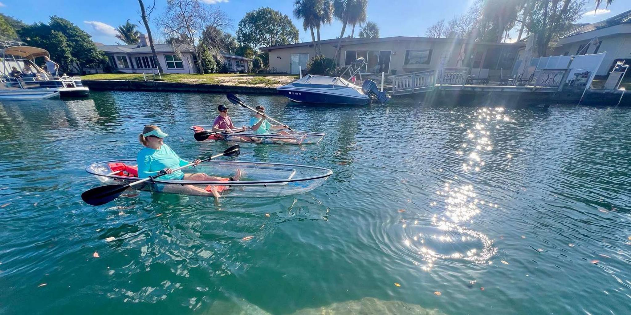 Crystal River Clear Kayak Manatee Tour with Free Photos - Image 2