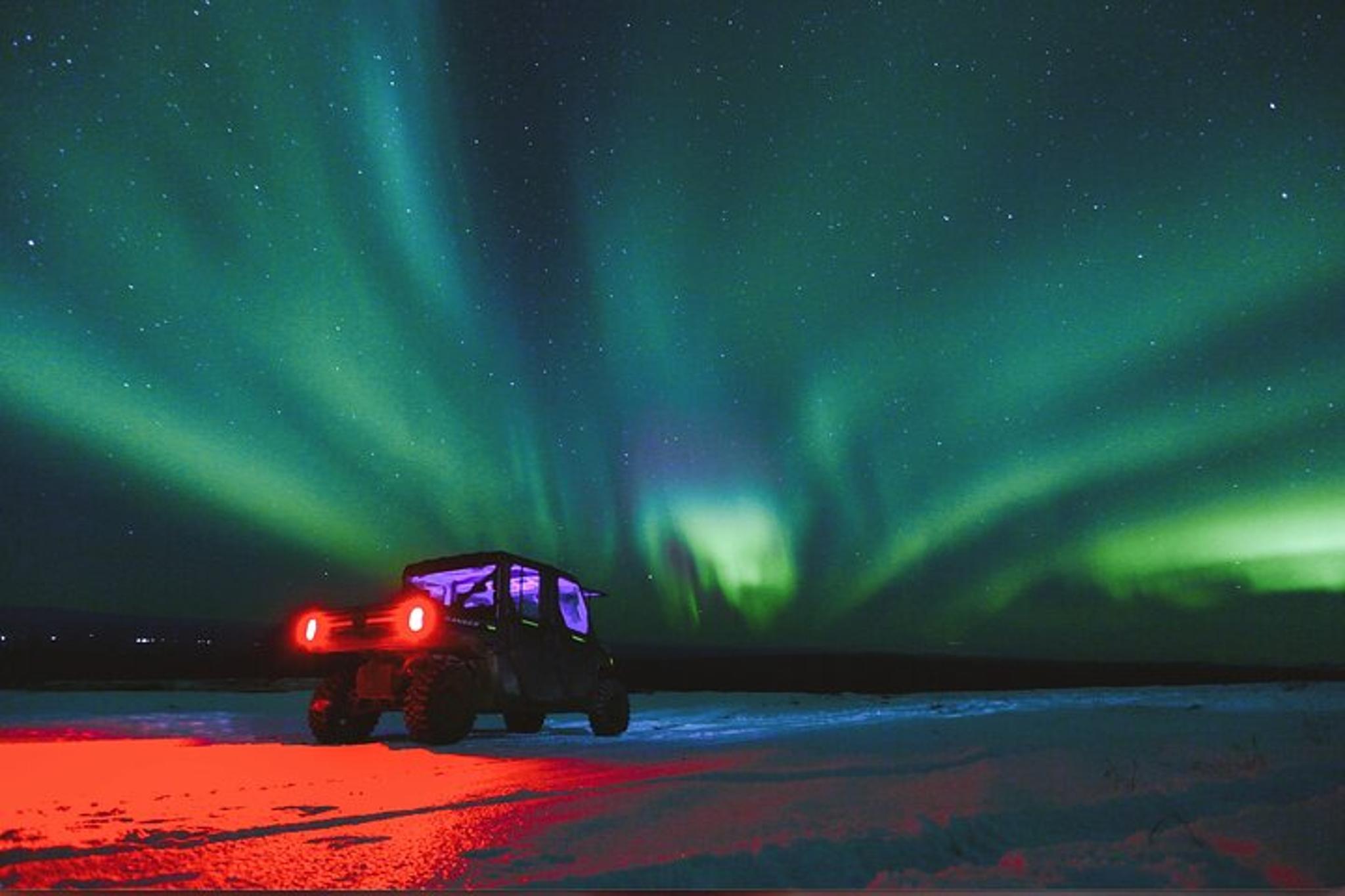 Alaska Northern Lights UTV Tour with Transportation