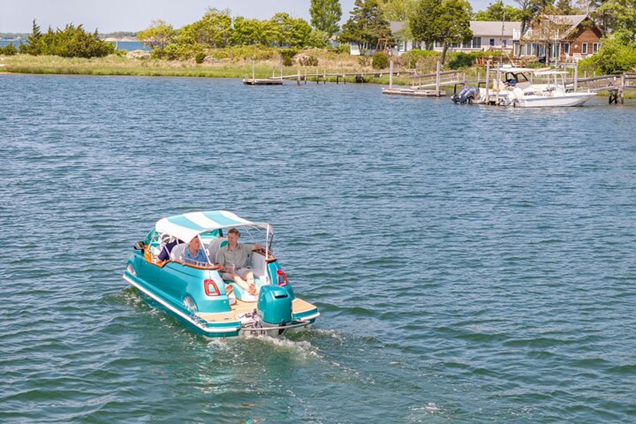 Sag Harbor Fiat 500 Car Boat Experience - Image 4