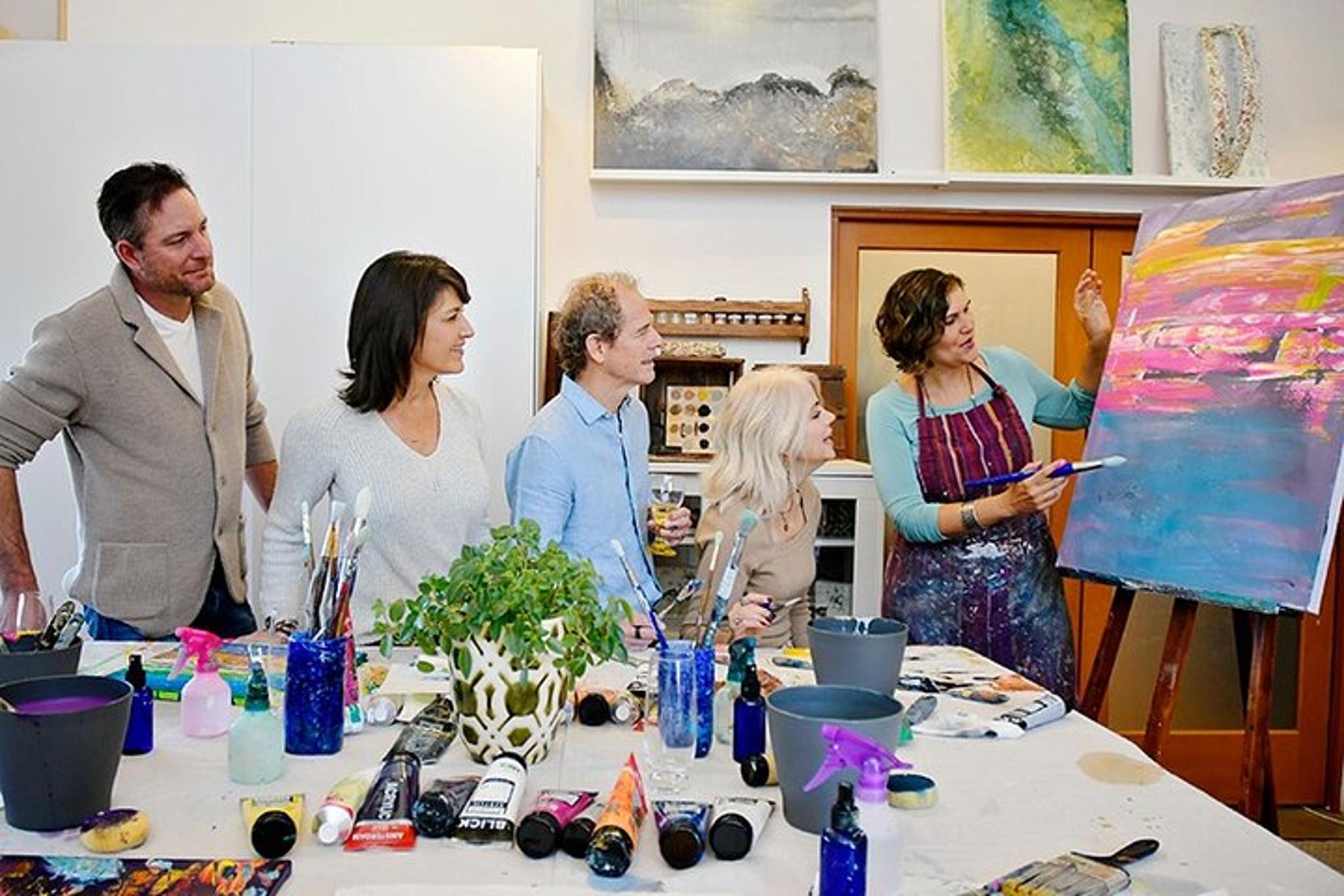 Santa Fe Abstract Painting Class