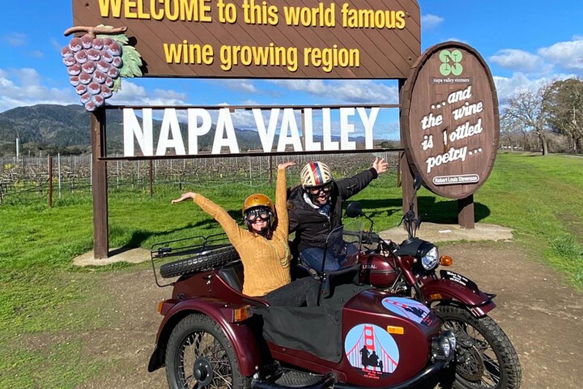 Napa Valley Sidecar Wine Tour