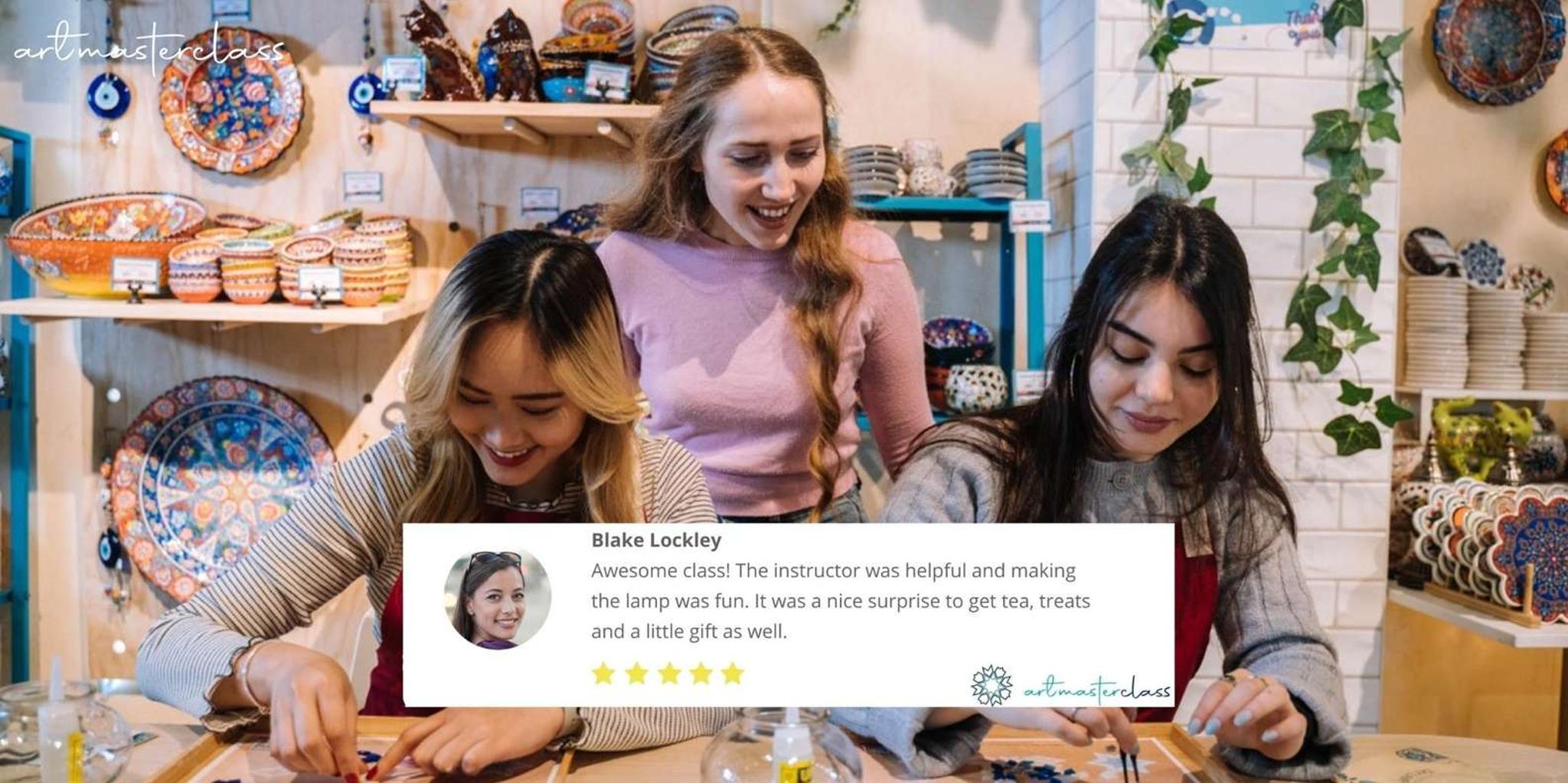 Orlando Mosaic Lamp Workshop - Image 2