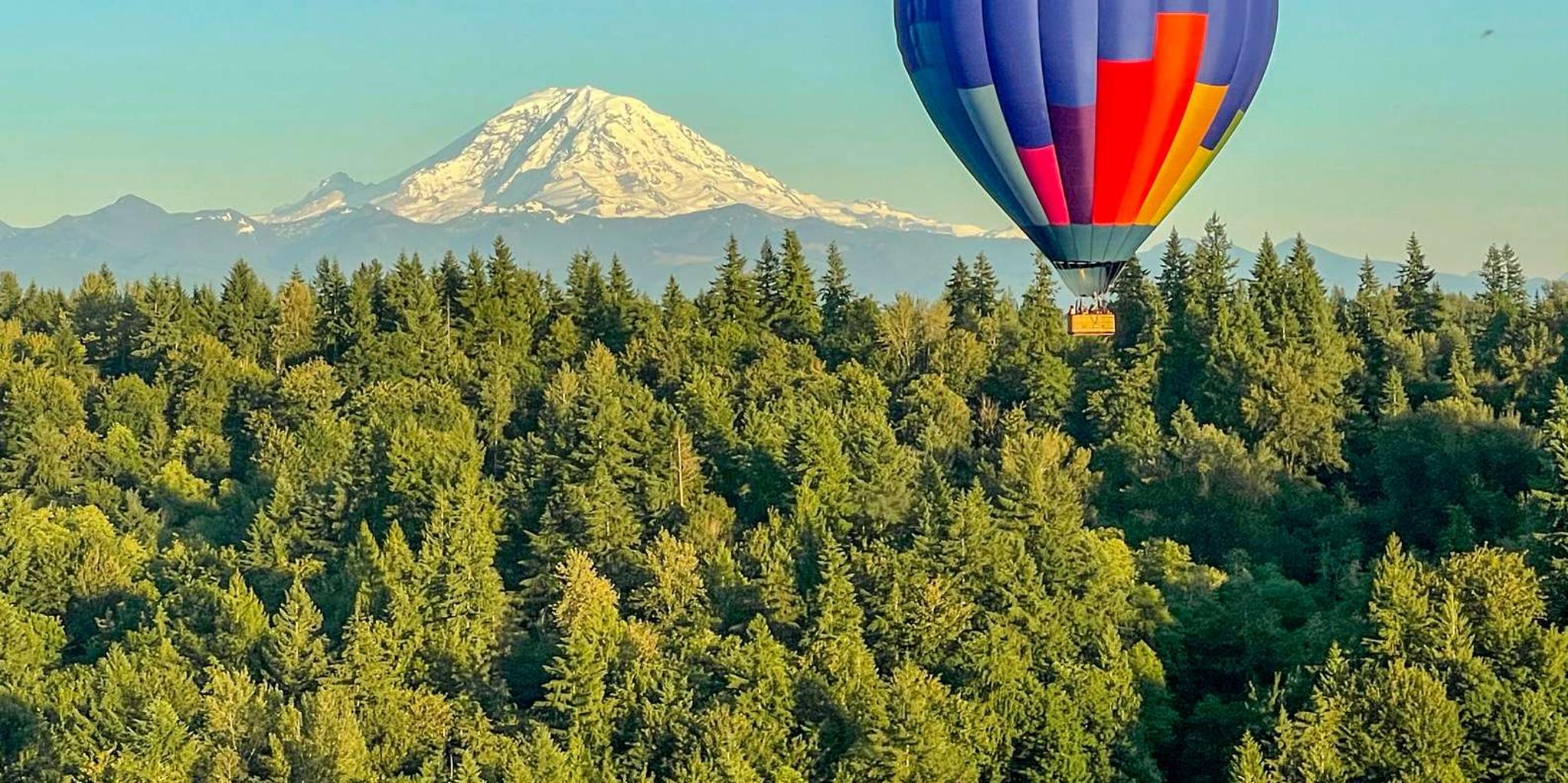 Seattle Mt. Rainier Hot Air Balloon Ride