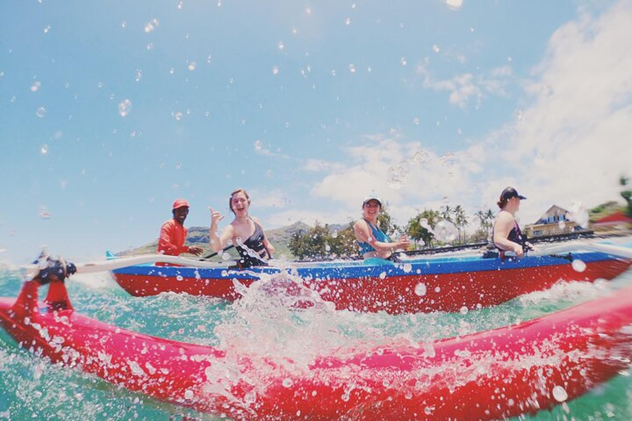 Kalapaki Beach Outrigger Canoe Surfing - Image 4