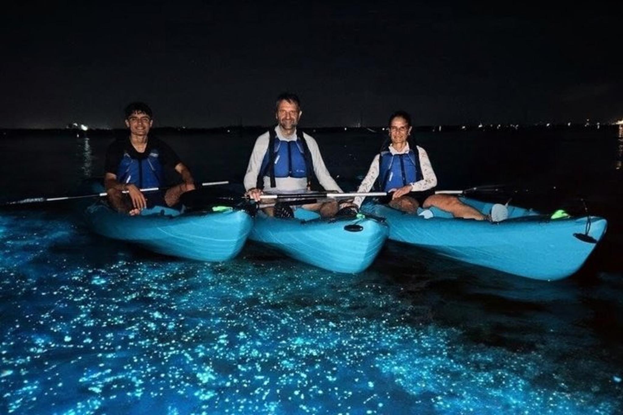 Brady Yaks Kayak Tour in Bioluminescent Waters