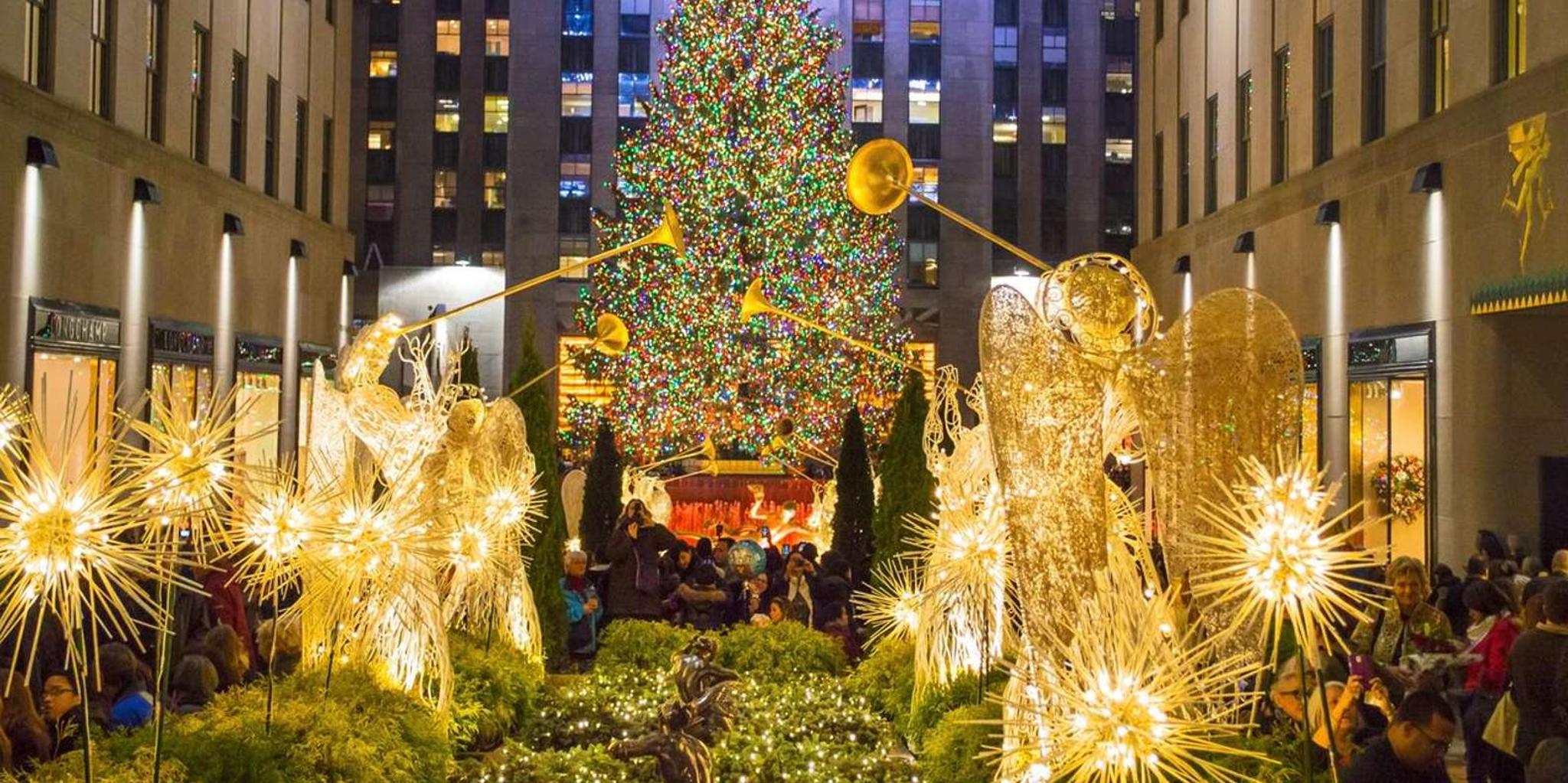 New York City Holiday Lights Night Tour by Open-top Bus