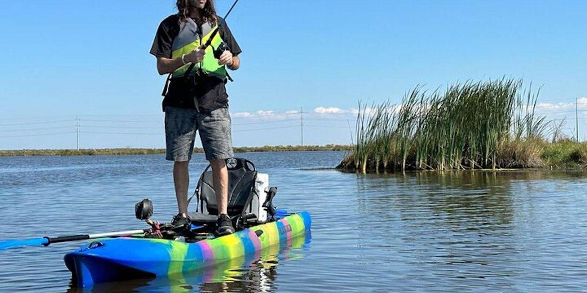 New Orleans Kayak Fishing in Bayou Bienvenue