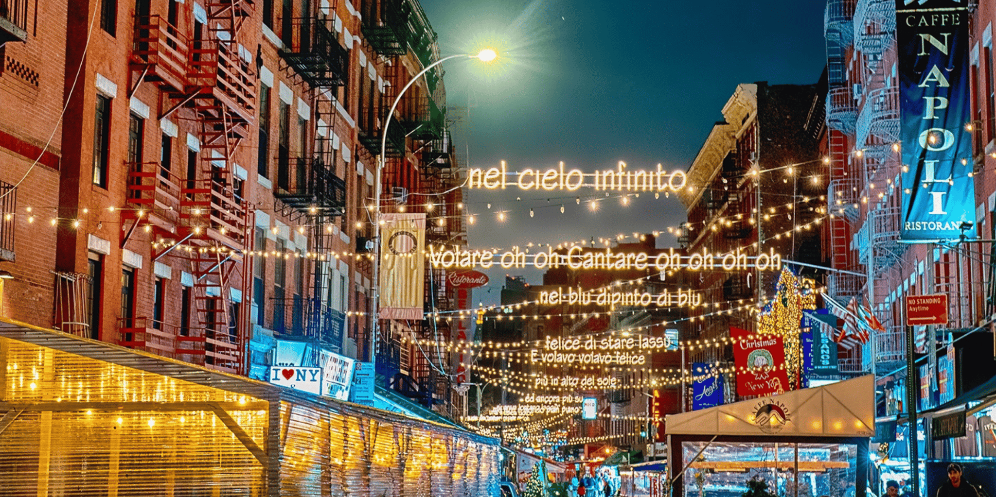 New York City Little Italy Christmas Food Tour 2 hr