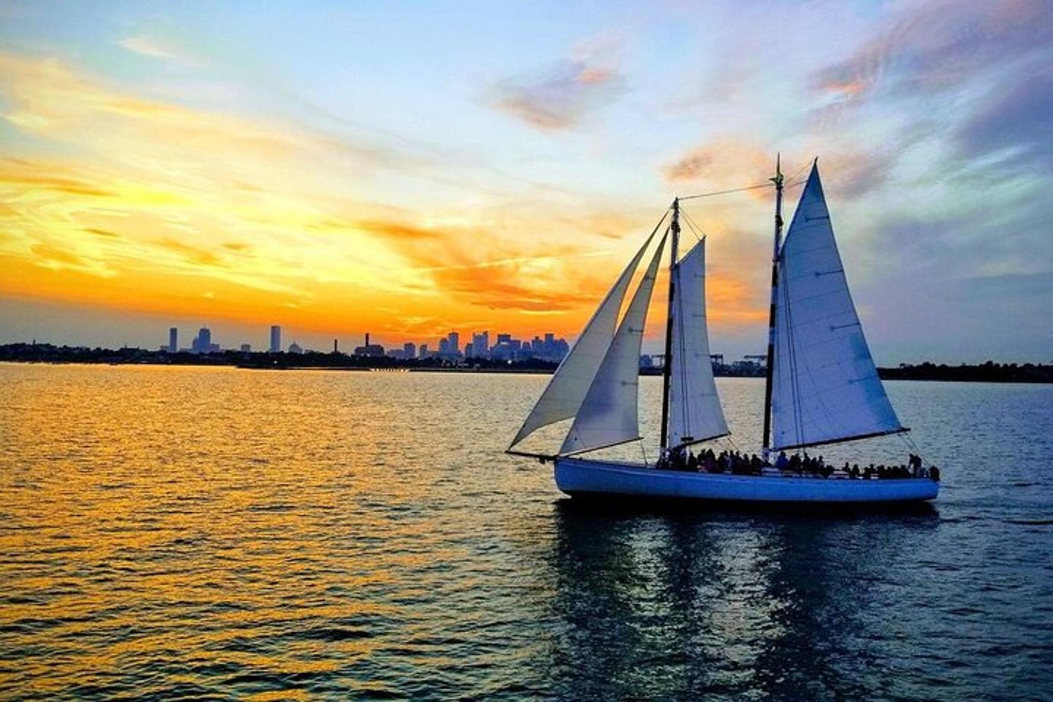Boston Harbor Sunset Sail - Image 1