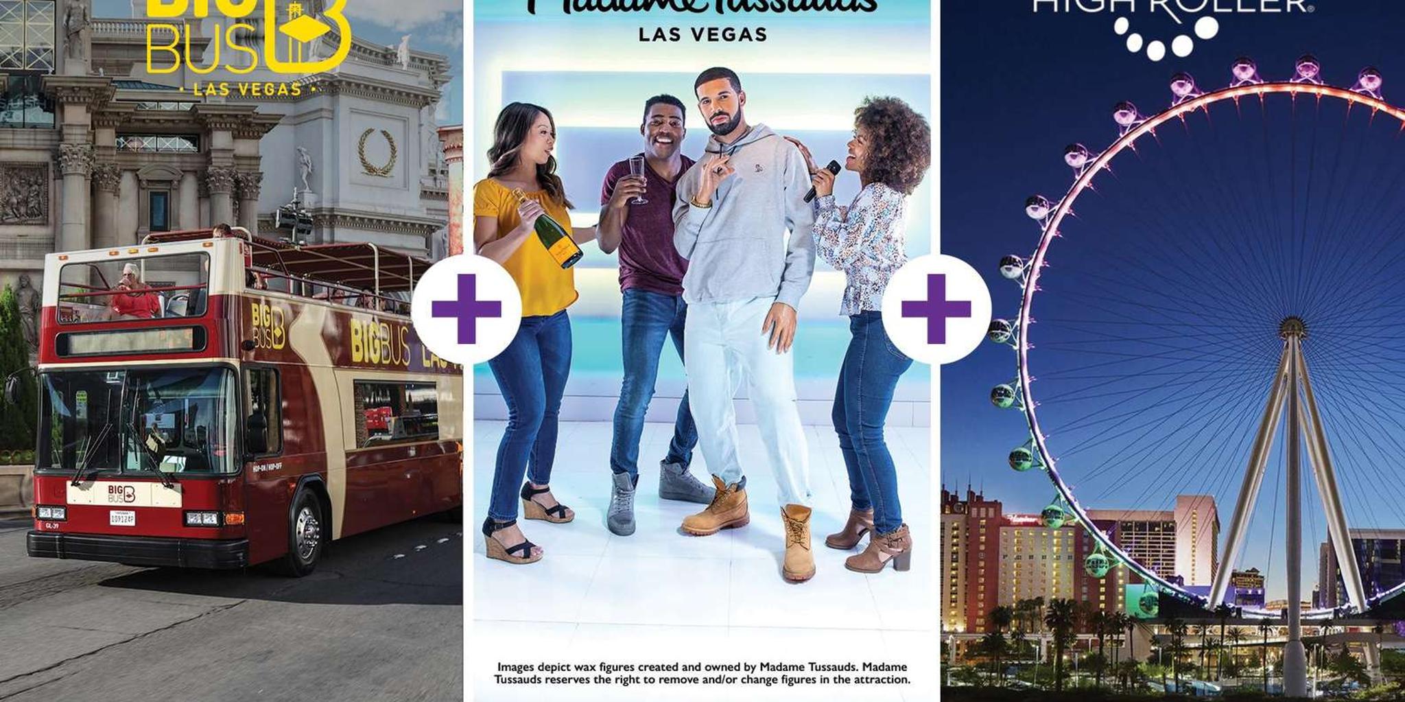 Las Vegas Hop-On Hop-Off Tour with Madame Tussauds & High Roller - Image 3