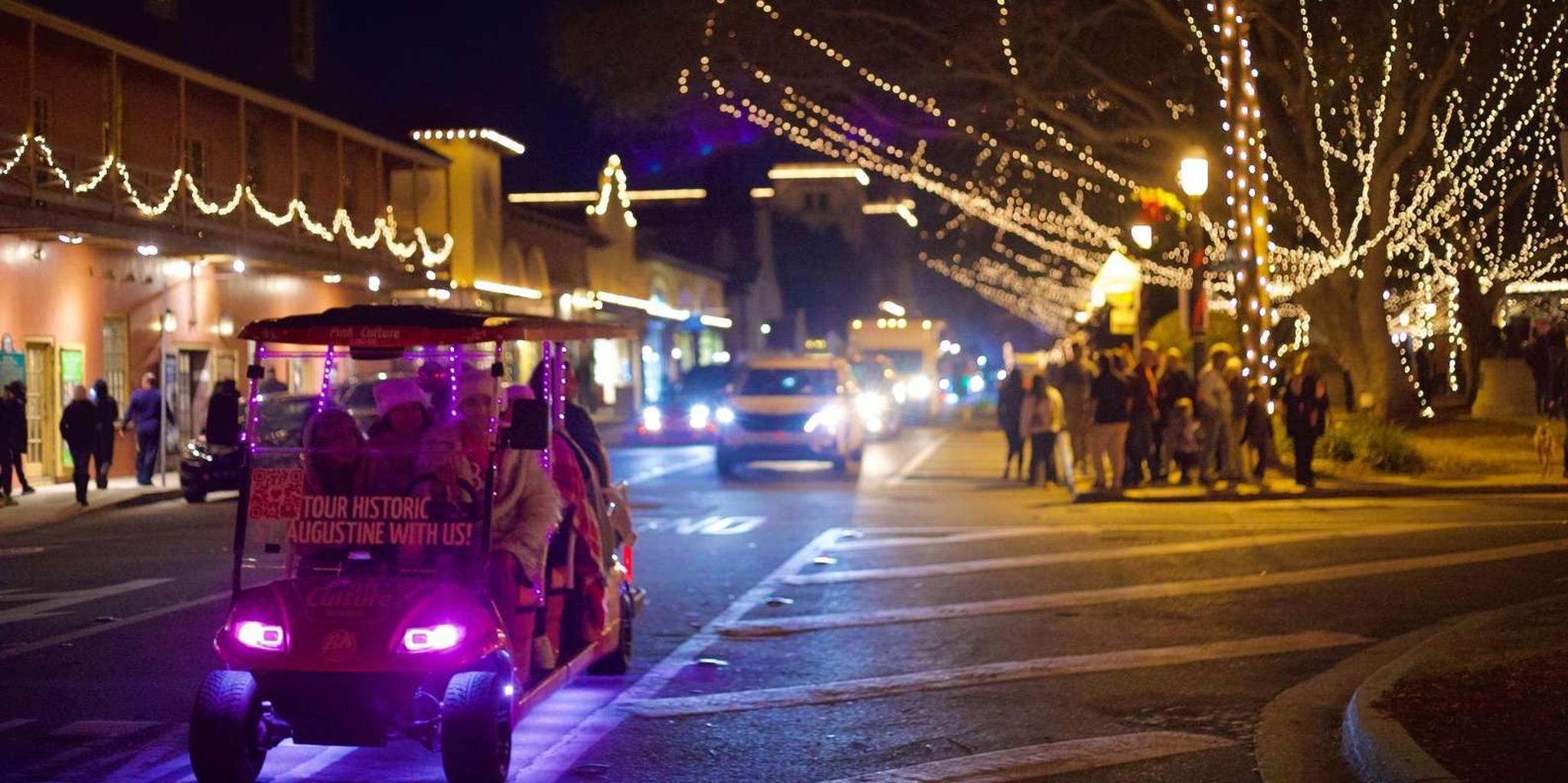 St. Augustine Nights of Lights Golf Cart Tour - Image 2