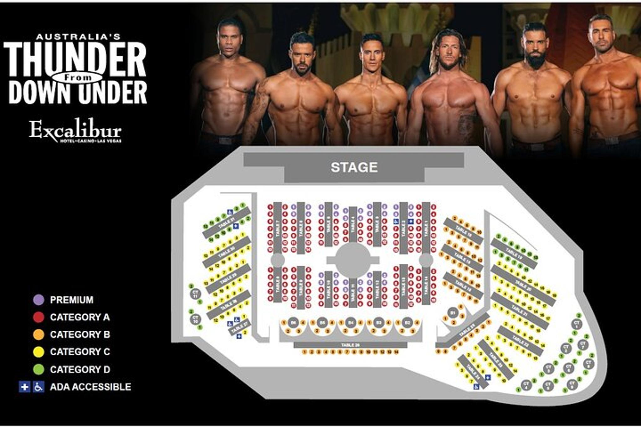 Las Vegas Male Revue at Excalibur Hotel 70 min - Image 4