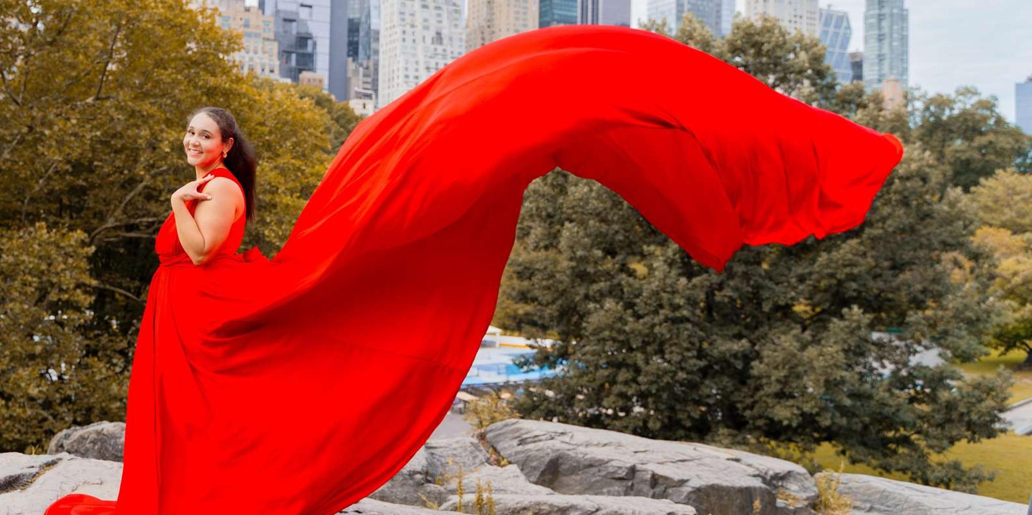 New York City Flying Dress Photoshoot - Image 3