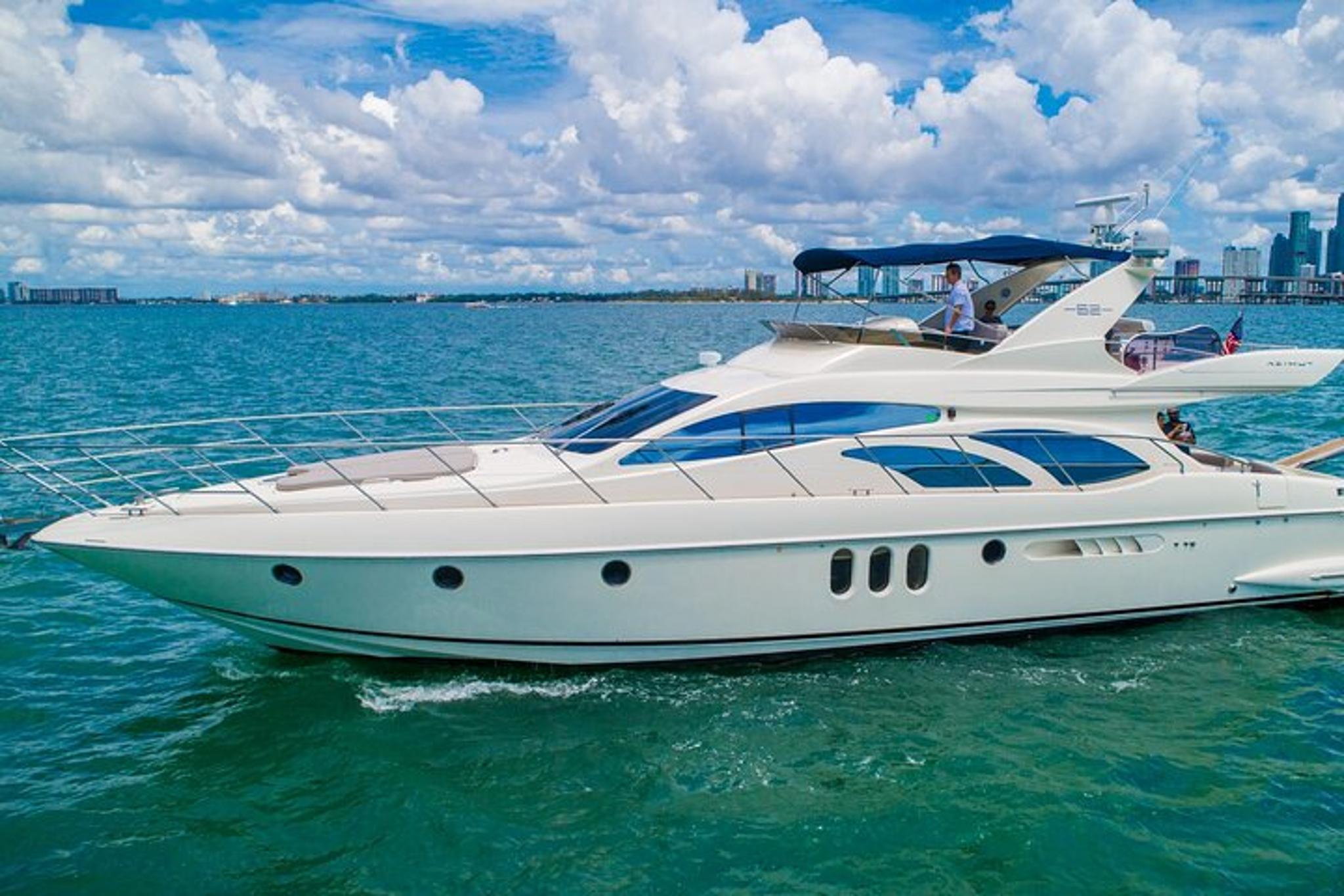 Miami Yacht Charter on 62' Azimut