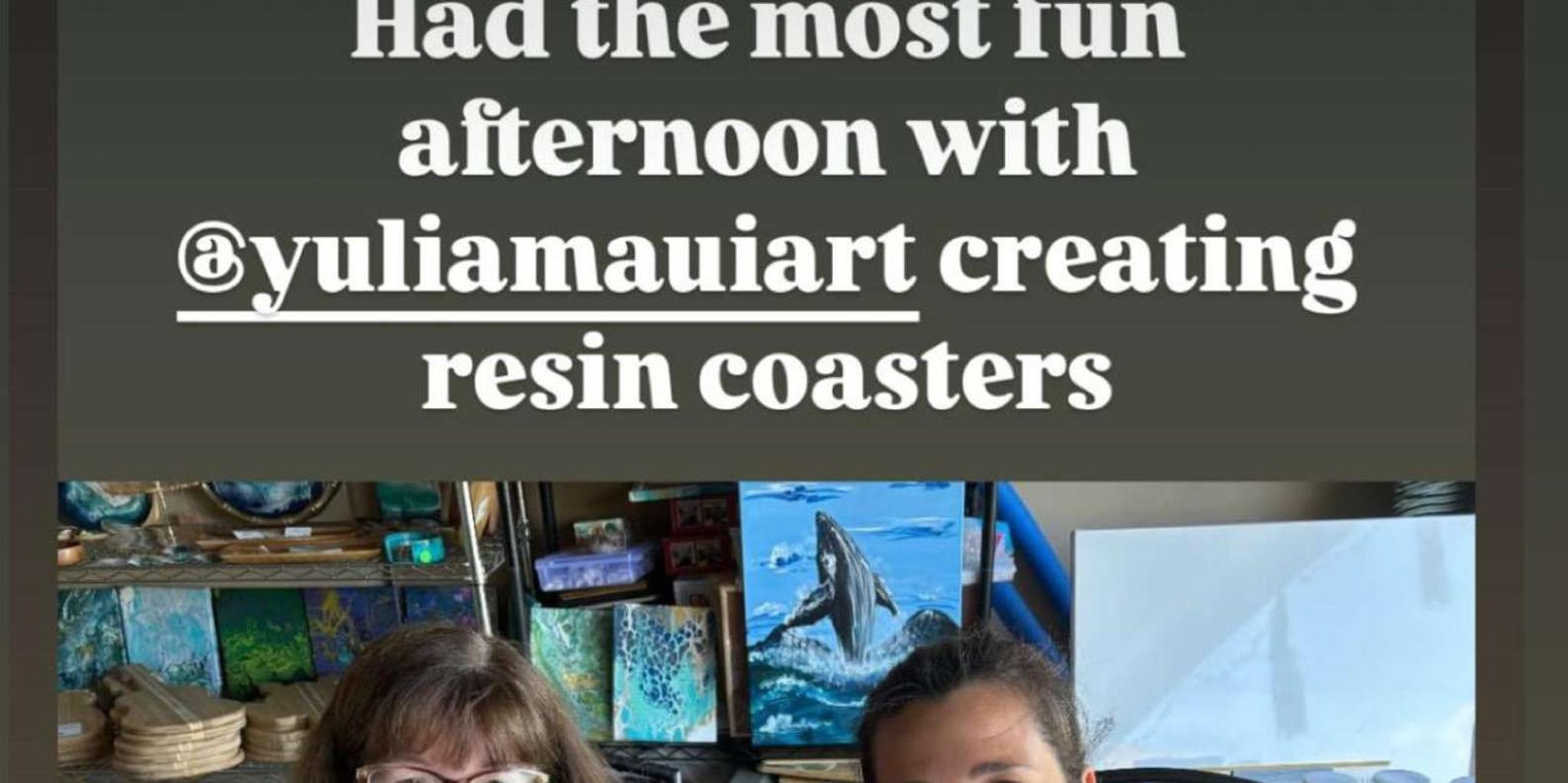 Maui Resin Coaster Workshop - Image 4