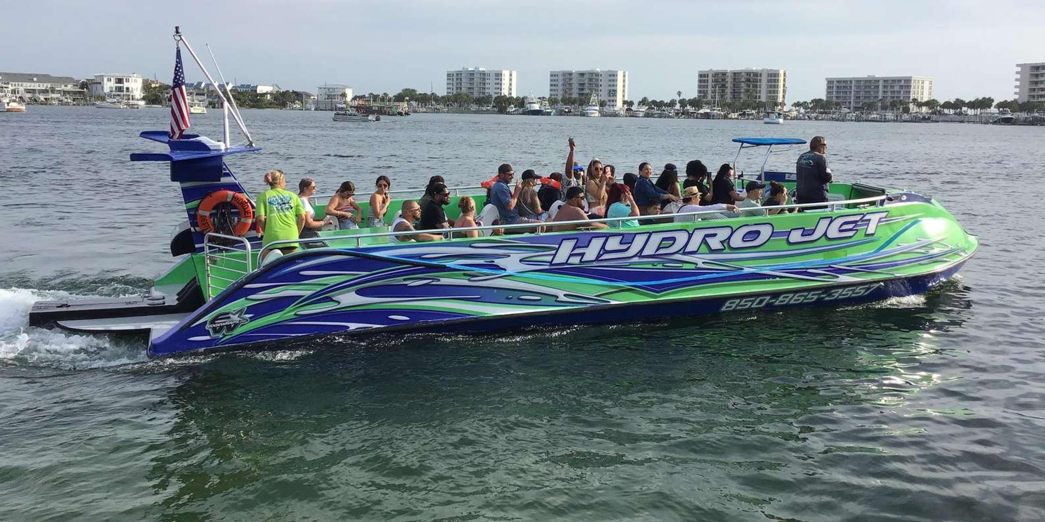 Destin Dolphin Cruise aboard the Hydrojet
