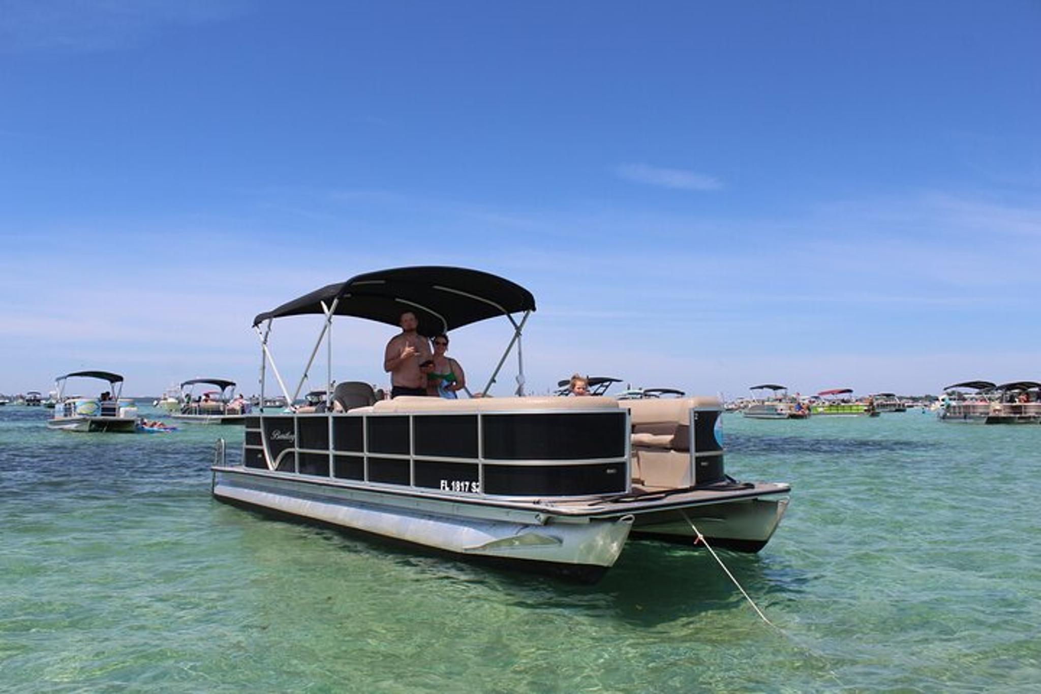 Okaloosa Island Pontoon Boat Rental 4 hr