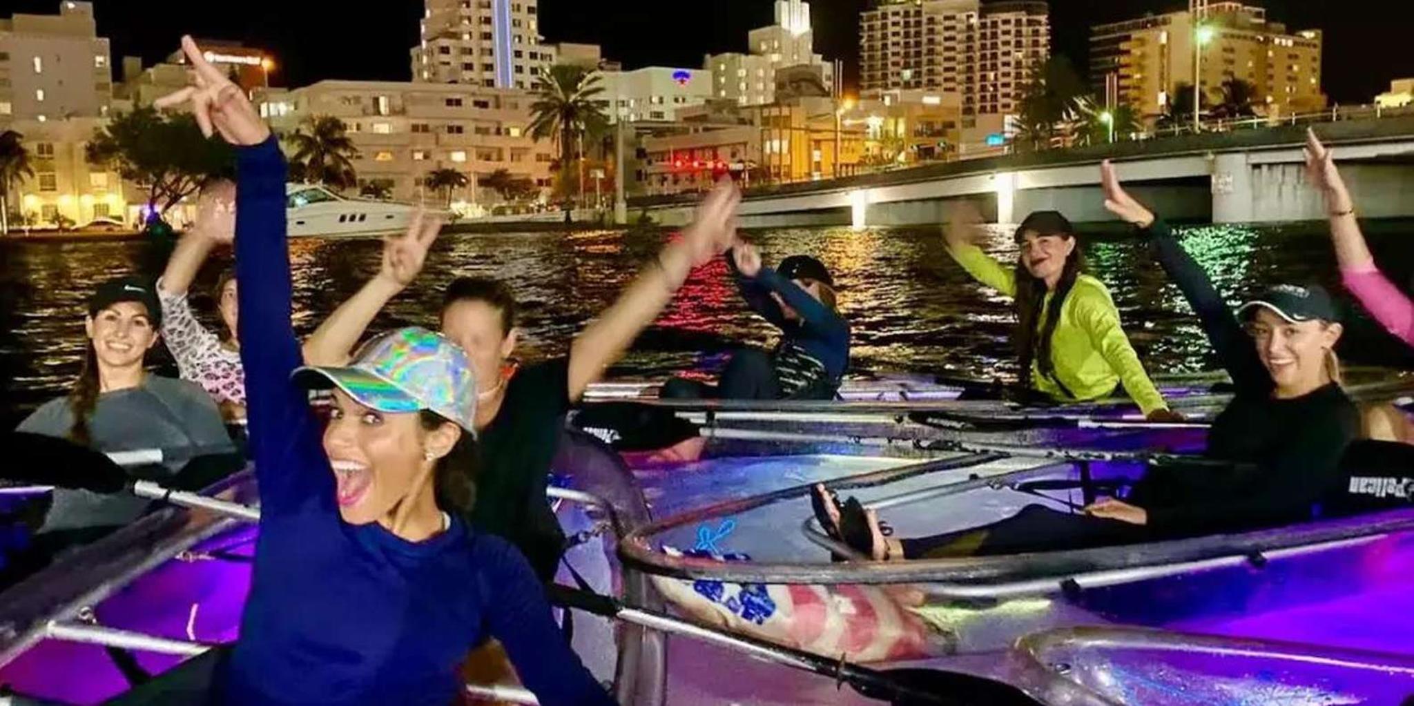 Miami Beach Clear Kayak Tour and LED Glow Experience - Image 5