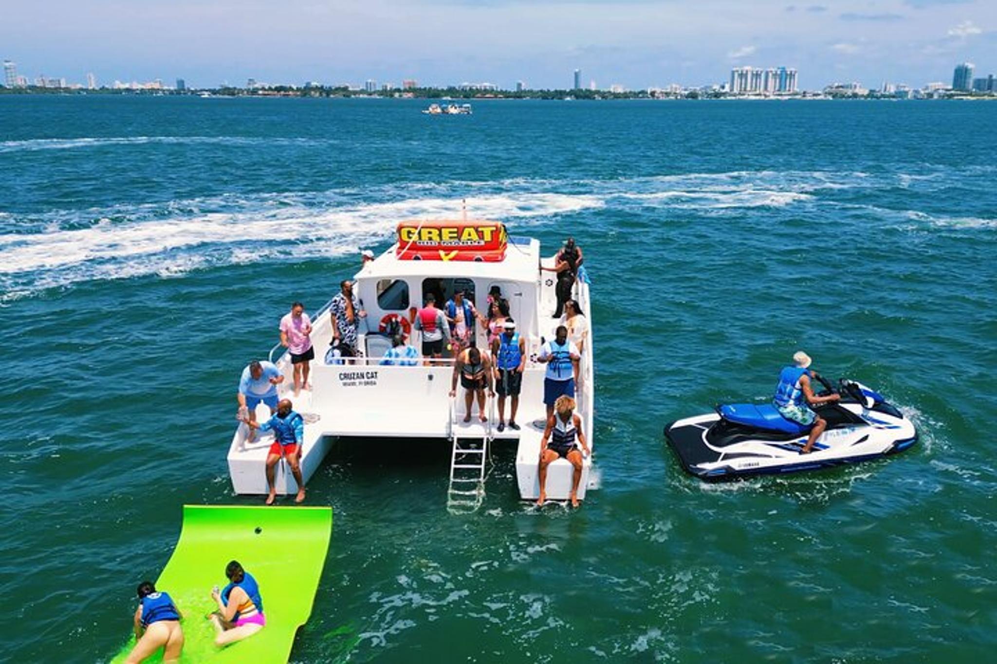 Miami Boat Tour with Jetskis and Tubing
