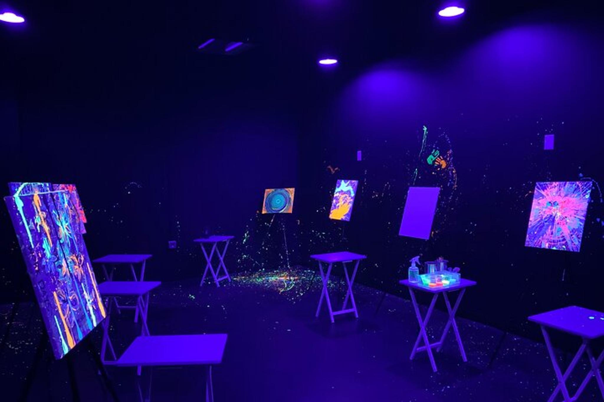 Daytona Beach Glow-In-The-Dark Painting Experience - Image 5