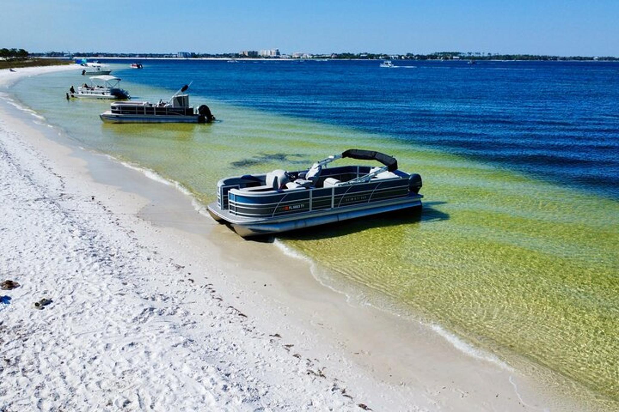 Panama City Beach Pontoon Boat Rental to Shell Island - Image 4