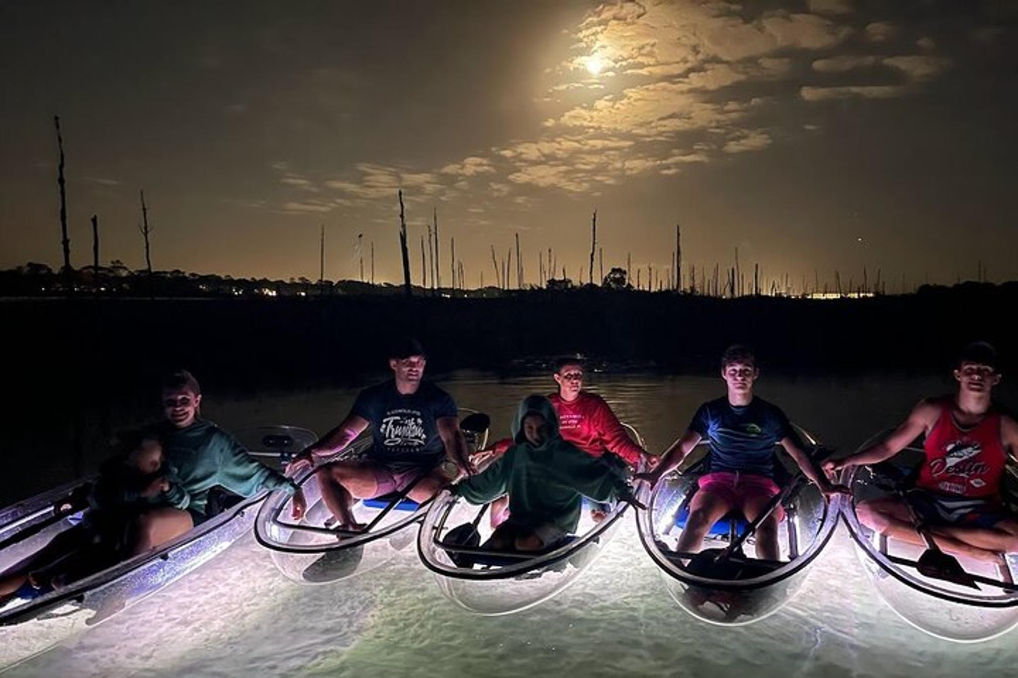 Destin Full Moon Clear Kayak Tour