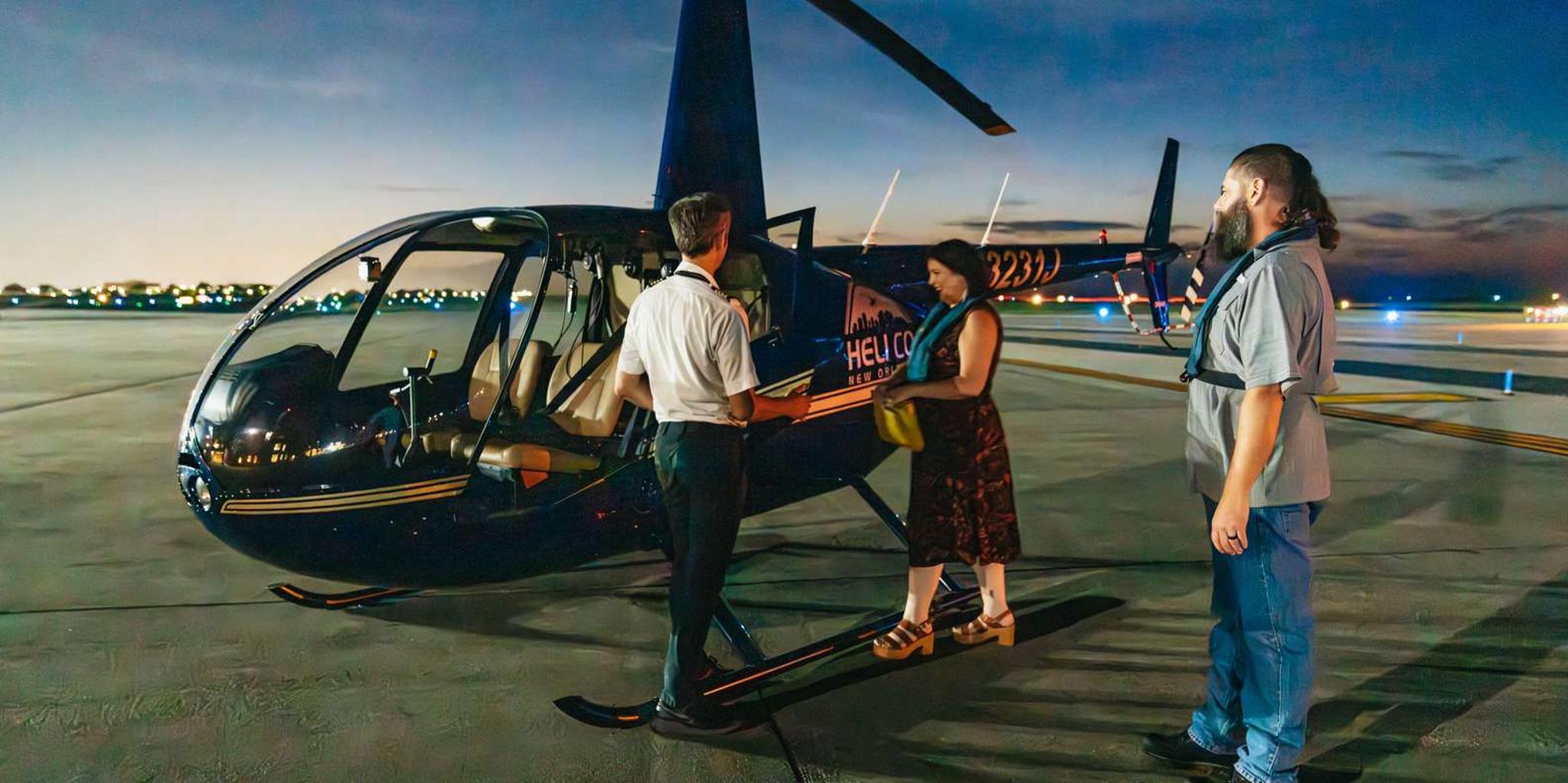 New Orleans City Lights Helicopter Night Tour