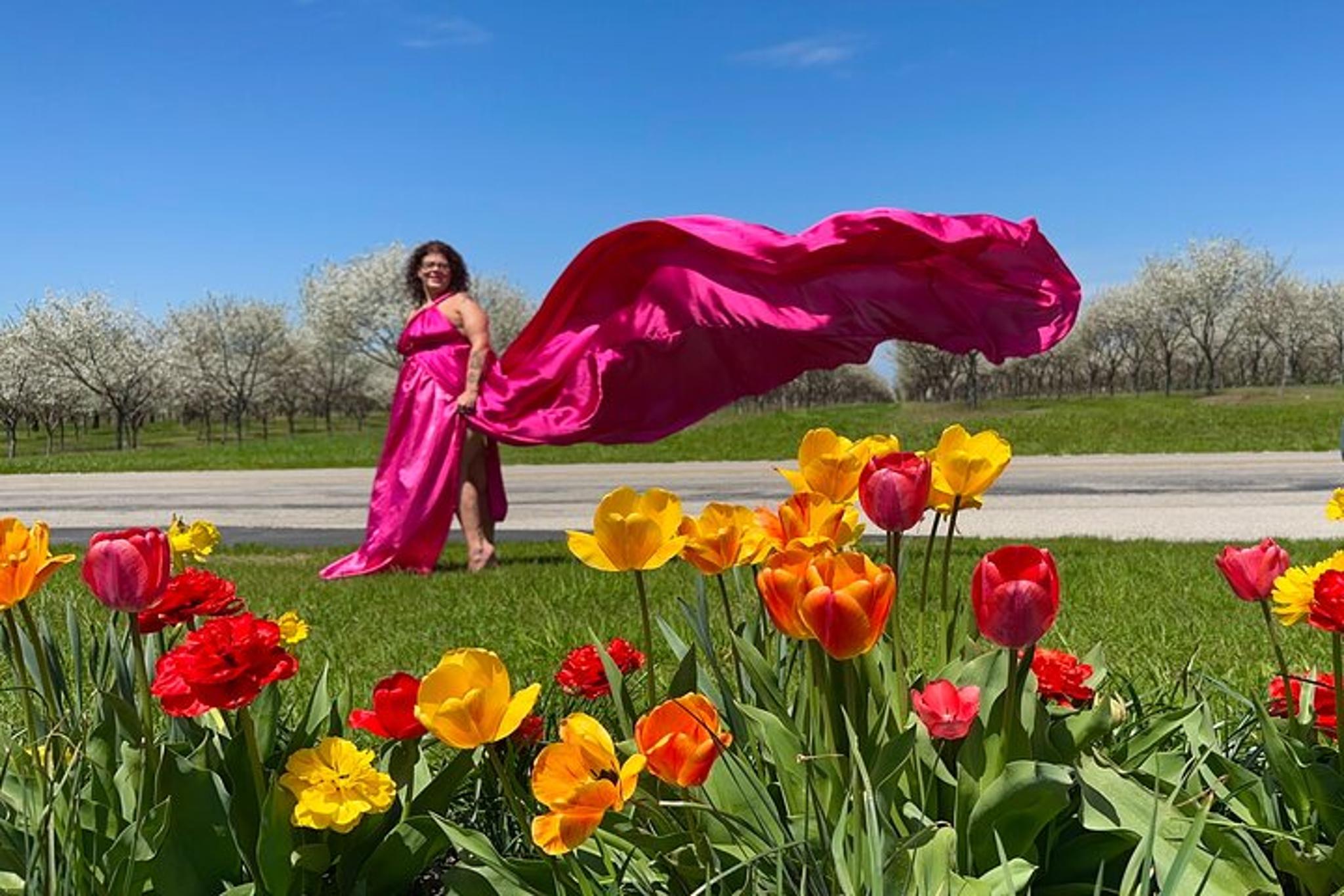 Traverse City Flying Dress Photo Shoot - Image 5
