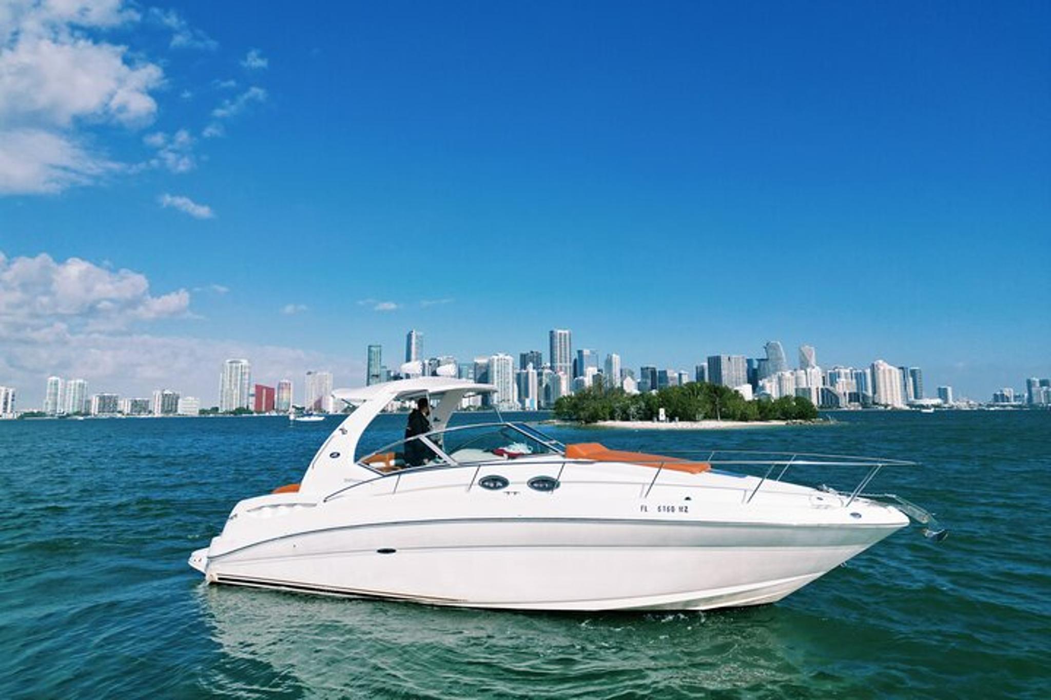 Miami Yacht Cruise at Golden Hour