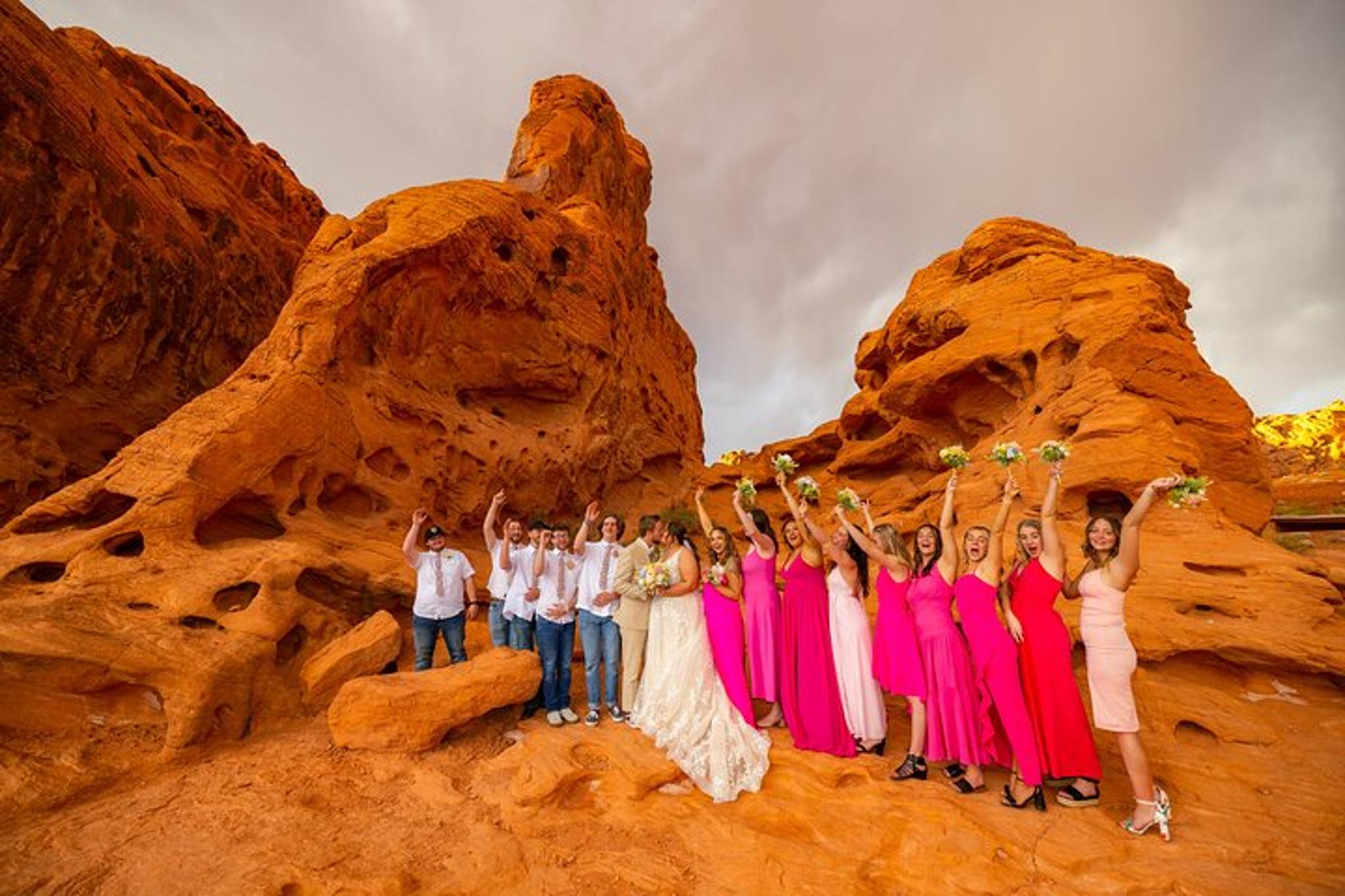 Las Vegas Valley of Fire Wedding Ceremony - Image 3