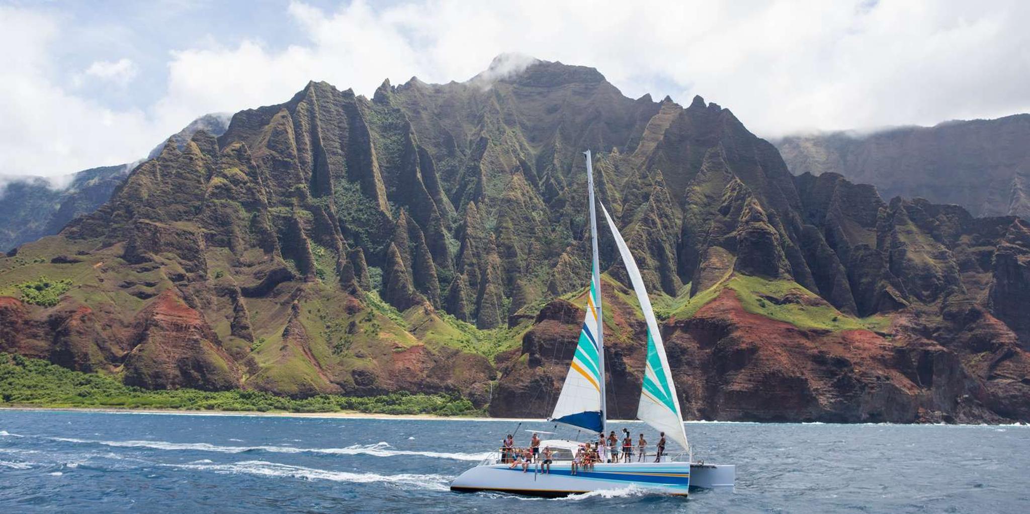 Kauai Napali Coast Sunset Sailboat Tour - Image 4