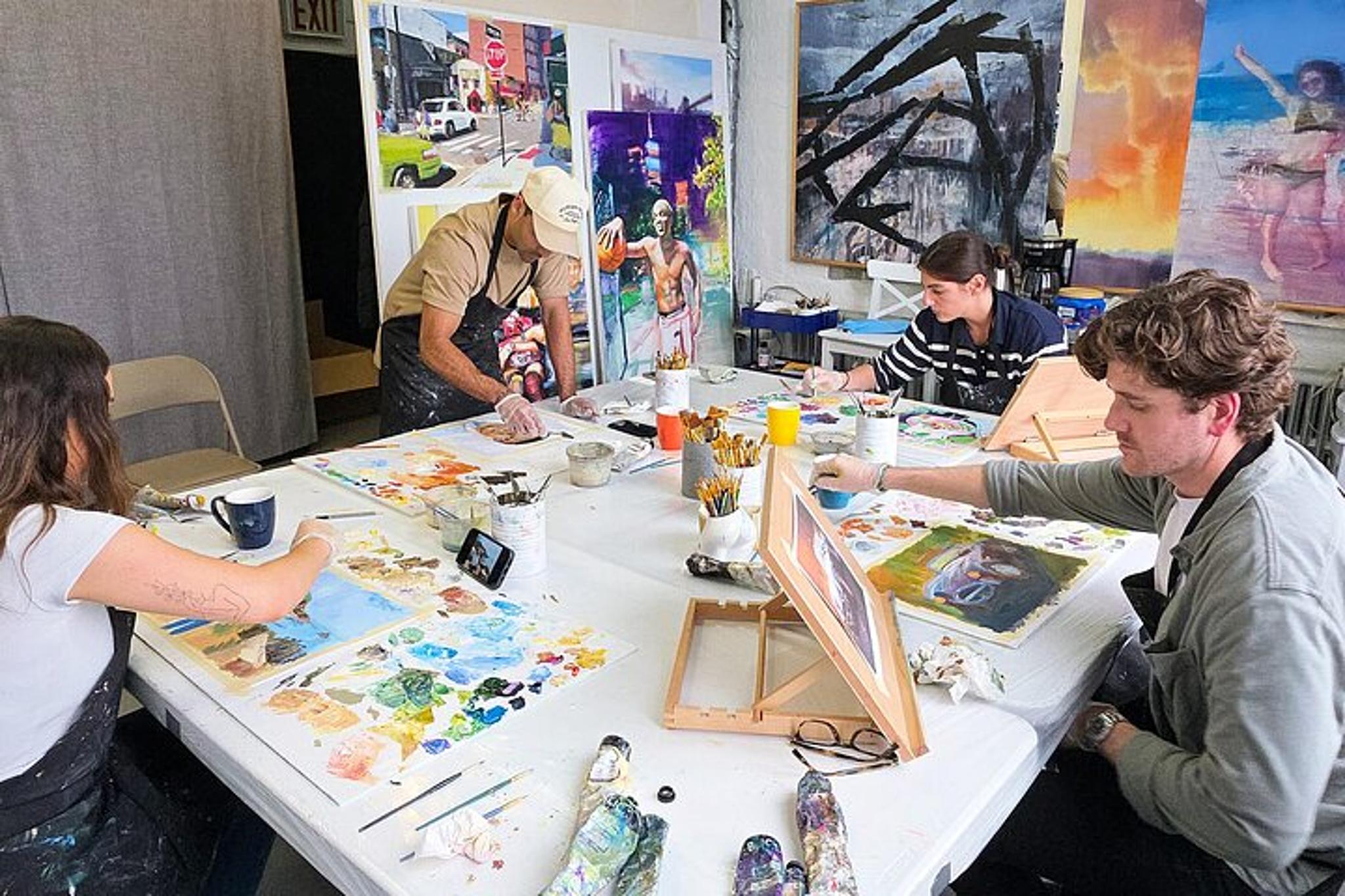 New York City Art Studio Painting Experience - Image 5