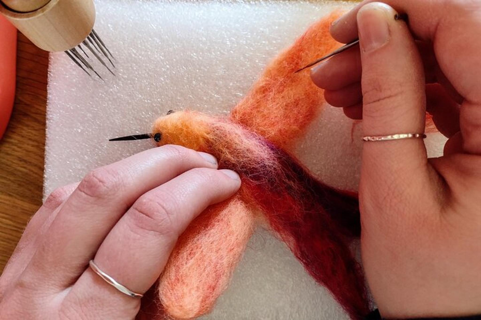 Estes Park Felting Hummingbird Ornament Class - Image 3