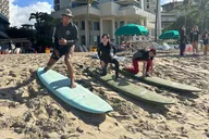 Waikiki Surfing Lessons with Local Firefighters thumbnail 5