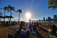 Honolulu Yoga Session at Sunset thumbnail 1