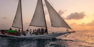 Stock Island Sunset Wine and Sail 2 hr