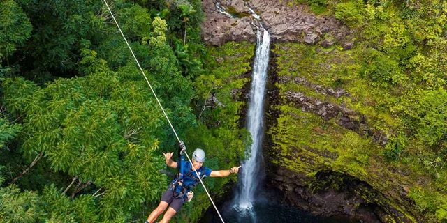 Hilo Zipline Tour Over Waterfall - Image 6