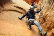 Rock Canyon Rappelling Near Zion National Park thumbnail 4