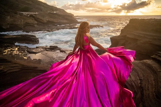 Oahu Flying Dress Photoshoot - Image 4