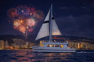 Honolulu Fireworks Boat Cruise