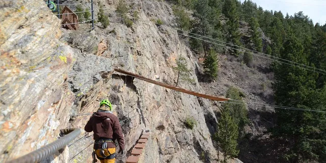Idaho Springs Via Ferrata Climbing Experience - Image 3