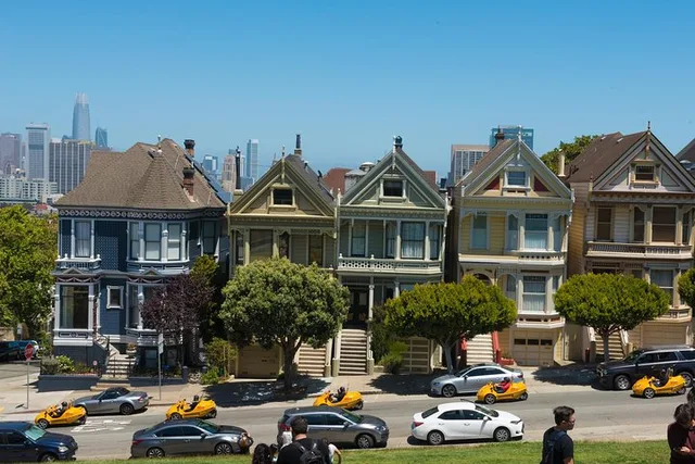 San Francisco Painted Ladies and Haight-Ashbury GoCar Tour - Image 1