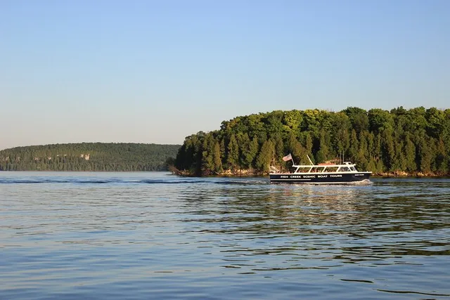 Fish Creek Scenic Boat Tour of Peninsula Park Caves - Image 1