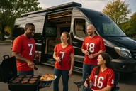 College Football Tailgate in a Maybach Sprinter Van thumbnail 5