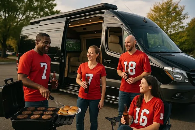 College Football Tailgate in a Maybach Sprinter Van - Image 5